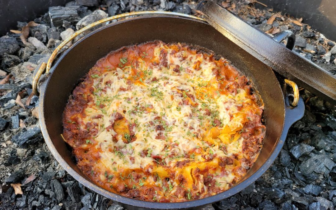 Dutch Oven Lasagna {with Gluten and Dairy-Free Options}