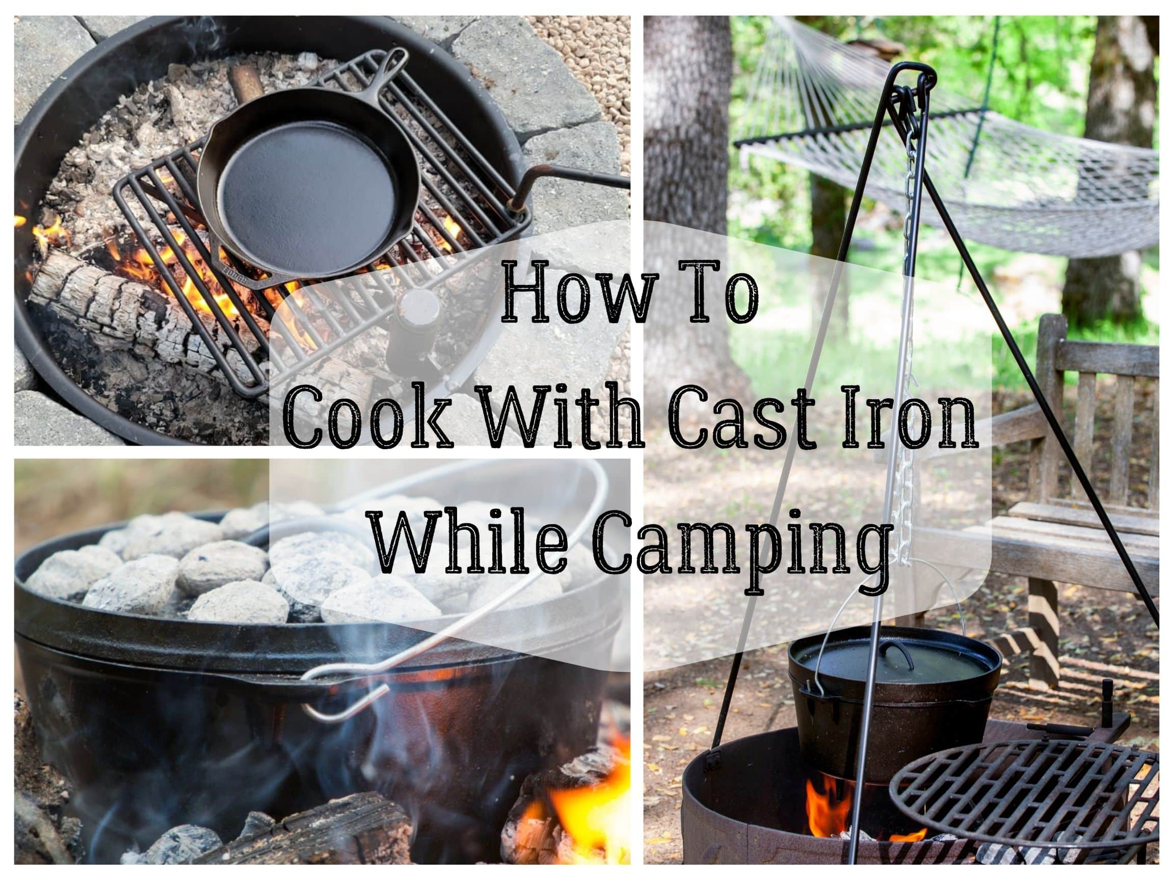 How to Clean Cast Iron While Camping